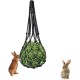 Hay Feeder, Hay Rack Rabbit Feeder Chickens, Hay Net Rabbit for Hay Vegetables Fruit Hay Feeder, Hay Rack Rabbit Feeder Chickens, Hay Net Rabbit for Hay Vegetables Fruit