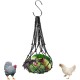 Hay Feeder, Hay Rack Rabbit Feeder Chickens, Hay Net Rabbit for Hay Vegetables Fruit Hay Feeder, Hay Rack Rabbit Feeder Chickens, Hay Net Rabbit for Hay Vegetables Fruit