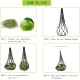 Hay Feeder, Hay Rack Rabbit Feeder Chickens, Hay Net Rabbit for Hay Vegetables Fruit Hay Feeder, Hay Rack Rabbit Feeder Chickens, Hay Net Rabbit for Hay Vegetables Fruit