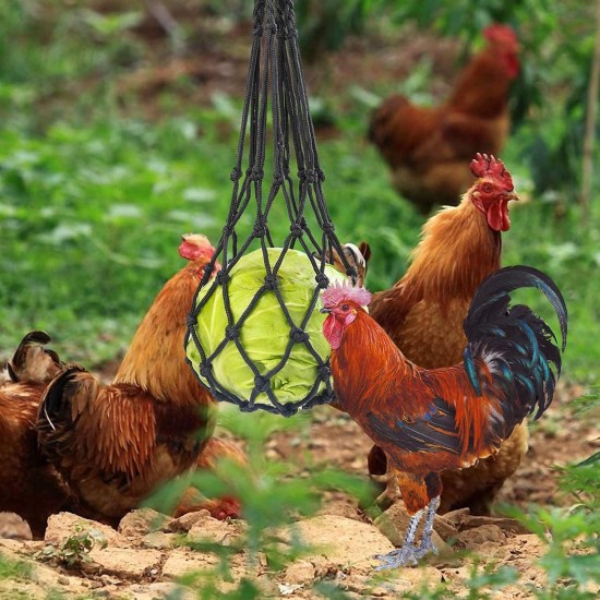 Hay Feeder, Hay Rack Rabbit Feeder Chickens, Hay Net Rabbit for Hay Vegetables Fruit Hay Feeder, Hay Rack Rabbit Feeder Chickens, Hay Net Rabbit for Hay Vegetables Fruit