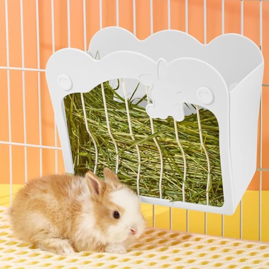 Hay Feeder for Guinea Pig Hanging Feeder Hay Rack for Small Animals, Rabbits, Dwarf Rabbits, Guinea Pigs Hay Feeder for Guinea Pig Hanging Feeder Hay Rack for Small Animals, Rabbits, Dwarf Rabbits, Guinea Pigs