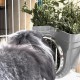 Hay Rack Rabbit, Hanging Feeder for Small Animals, Chinchilla, Guinea Pigs (Grey) Hay Rack Rabbit, Hanging Feeder for Small Animals, Chinchilla, Guinea Pigs (Grey)