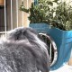 Hay Rack Rabbit, Hanging Feeder for Small Animals, Chinchilla, Guinea Pigs (Grey) Hay Rack Rabbit, Hanging Feeder for Small Animals, Chinchilla, Guinea Pigs (Grey)