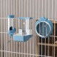 Hay Rack Rabbit, Hanging Feeder for Small Animals, Chinchilla, Guinea Pigs (Grey) Hay Rack Rabbit, Hanging Feeder for Small Animals, Chinchilla, Guinea Pigs (Grey)