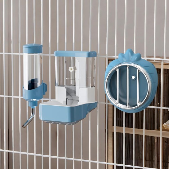 Hay Rack Rabbit, Hanging Feeder for Small Animals, Chinchilla, Guinea Pigs (Grey) Hay Rack Rabbit, Hanging Feeder for Small Animals, Chinchilla, Guinea Pigs (Grey)
