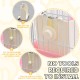 Hay Rack for Rabbits, Hay Rack, Guinea Pigs, Rabbit, Hay Feeder, Hay Rack, Rabbit Hamster Feeder, Portable Hay Rack, Feeder Crib Keeps Clean, for Rabbits, Guinea Pigs, Chinchilla Hamsters