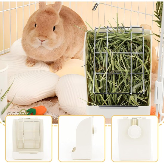 Hay Rack for Rabbits, Hay Rack, Guinea Pigs, Rabbit, Hay Feeder, Hay Rack, Rabbit Hamster Feeder, Portable Hay Rack, Feeder Crib Keeps Clean, for Rabbits, Guinea Pigs, Chinchilla Hamsters Hay Rack for Rabbits, Hay Rack, Guinea Pigs, Rabbit, Hay Feeder, Hay Rack, Rabbit Hamster Feeder, Portable Hay Rack, Feeder Crib Keeps Clean, for Rabbits, Guinea Pigs, Chinchilla Hamsters