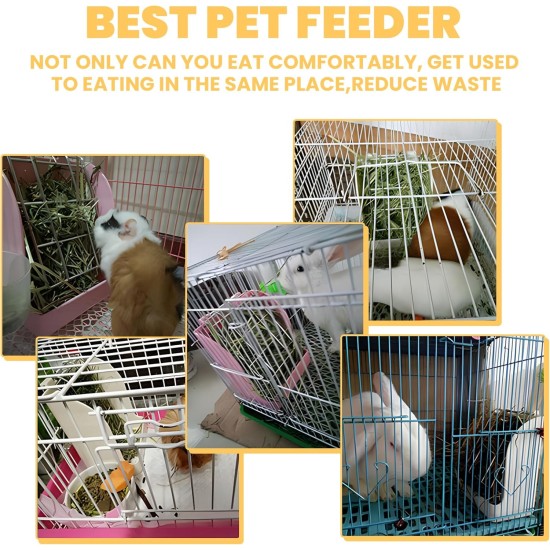 Hay Rack for Rabbits, Hay Rack, Guinea Pigs, Rabbit, Hay Feeder, Hay Rack, Rabbit Hamster Feeder, Portable Hay Rack, Feeder Crib Keeps Clean, for Rabbits, Guinea Pigs, Chinchilla Hamsters Hay Rack for Rabbits, Hay Rack, Guinea Pigs, Rabbit, Hay Feeder, Hay Rack, Rabbit Hamster Feeder, Portable Hay Rack, Feeder Crib Keeps Clean, for Rabbits, Guinea Pigs, Chinchilla Hamsters