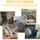 Hay Rack for Rabbits, Hay Rack, Guinea Pigs, Rabbit, Hay Feeder, Hay Rack, Rabbit Hamster Feeder, Portable Hay Rack, Feeder Crib Keeps Clean, for Rabbits, Guinea Pigs, Chinchilla Hamsters