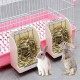 Hay Rack for Rabbits, Hay Rack, Guinea Pigs, Rabbit, Hay Feeder, Hay Rack, Rabbit Hamster Feeder, Portable Hay Rack, Feeder Crib Keeps Clean, for Rabbits, Guinea Pigs, Chinchilla Hamsters