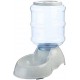 Herzberg HG04180, Distributeur Croquettes 3.5 L, Mangeoire Automatic Pour Animaux de Compagnie, Bouteille Transparent, Base Antidérapante, Facile à Nettoyer et à Utiliser, Grey, 3.5 Litres