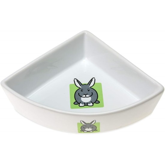 Karlie Plato Para Esquinas 13 Cm, 250 Ml Para Conejos Karlie Plato Para Esquinas 13 Cm, 250 Ml Para Conejos