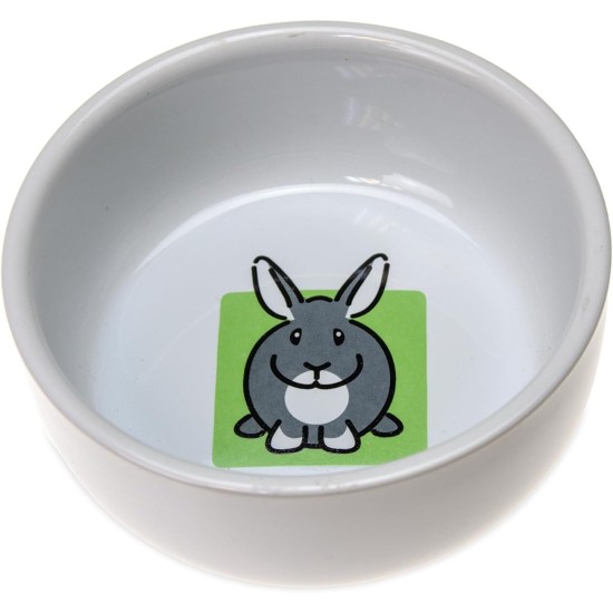 Karlie Rodent Ceramic Plate 11 Cm, 300 Ml With Drawing Of Rodent Karlie Rodent Ceramic Plate 11 Cm, 300 Ml With Drawing Of Rodent