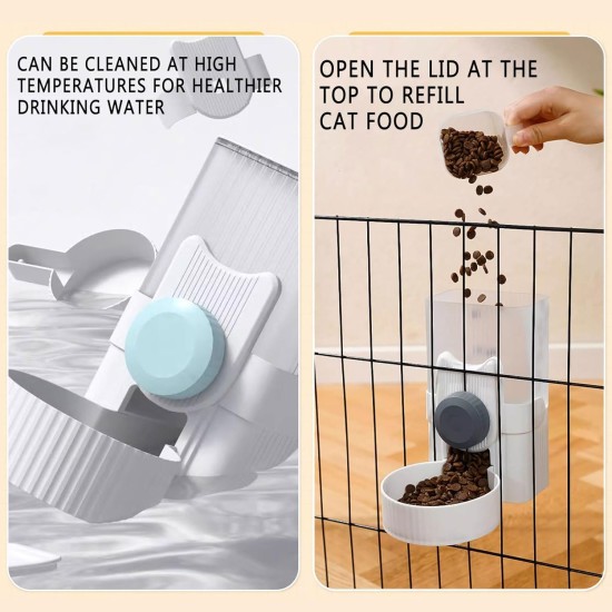 Kathson Rabbit Gravity Car Feeder Set 35 oz Hanging Automatic Food Water Dispenser Cage Automatic Feeder Set for Rabbits Chinchilla Guinea Pig Hedgehog Ferret Kitty Puppy (Green) Kathson Rabbit Gravity Car Feeder Set 35 oz Hanging Automatic Food Water Dispenser Cage Automatic Feeder Set for Rabbits Chinchilla Guinea Pig Hedgehog Ferret Kitty Puppy (Green)