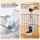 Kathson Rabbit Gravity Car Feeder Set 35 oz Hanging Automatic Food Water Dispenser Cage Automatic Feeder Set for Rabbits Chinchilla Guinea Pig Hedgehog Ferret Kitty Puppy (Green) Kathson Rabbit Gravity Car Feeder Set 35 oz Hanging Automatic Food Water Dispenser Cage Automatic Feeder Set for Rabbits Chinchilla Guinea Pig Hedgehog Ferret Kitty Puppy (Green)