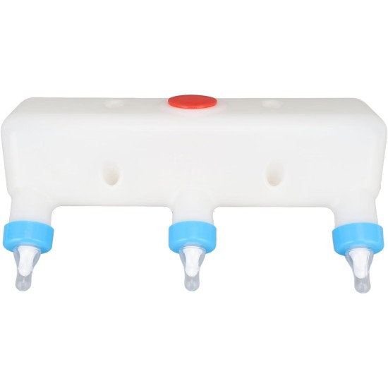 Lamb Feeder 3 Pacifiers Small Animal Milk Feeder Goat Milk Bottle Piglet Puppy Baby Lamp Kitten - Farm Drinking Equipment Multi Nipple Design Lamb Feeder 3 Pacifiers Small Animal Milk Feeder Goat Milk Bottle Piglet Puppy Baby Lamp Kitten - Farm Drinking Equipment Multi Nipple Design