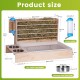 MOGOULUA 4 in 1 Large Hay Rack Rabbit Wooden Feeder Hay Rabbit with Cat Litter Tray Water Bottle Feeding Bowls for Hamsters Wooden Rabbit Feeder Hay Holder Rack for Small Pets MOGOULUA 4 in 1 Large Hay Rack Rabbit Wooden Feeder Hay Rabbit with Cat Litter Tray Water Bottle Feeding Bowls for Hamsters Wooden Rabbit Feeder Hay Holder Rack for Small Pets