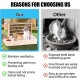 MUALROUS 3 in 1 Großer Kaninchen Heu Feeder mit Katzentoilette Holz Futterautomat aus Holz mit 2 Näpfen Hase Toilette für Kaninchen Meerschweinchen Chinchilla Hase Andere Kleintiere
