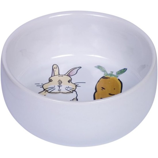 Nobby 73753 Ceramic Bowl Carrot Plus – White Nobby 73753 Ceramic Bowl Carrot Plus – White