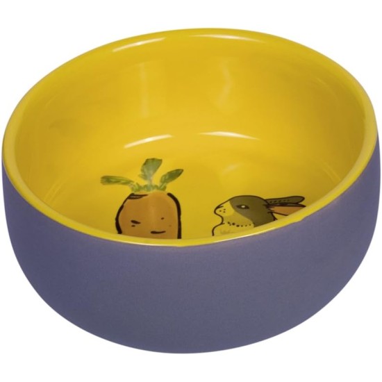 Nobby 73754 Ceramic Bowl Carrot Plus – Grey/Yellow Nobby 73754 Ceramic Bowl Carrot Plus – Grey/Yellow