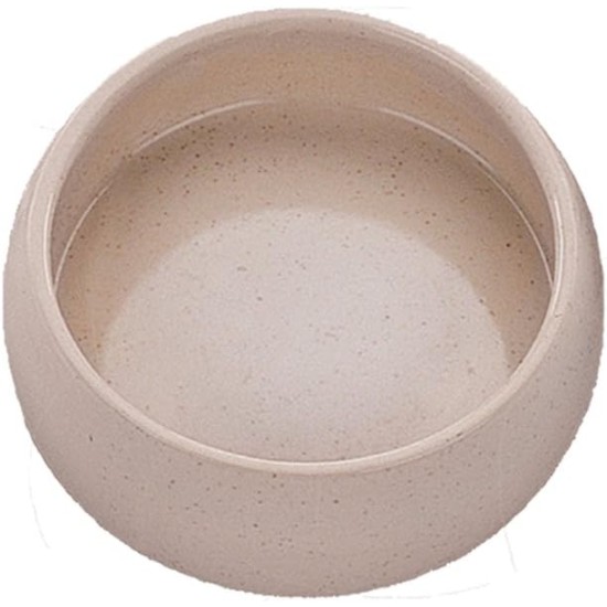 Nobby Carrot Ceramic Feeding Trough, Beige/Orange, 500 ml, Pack of 1 Nobby Carrot Ceramic Feeding Trough, Beige/Orange, 500 ml, Pack of 1