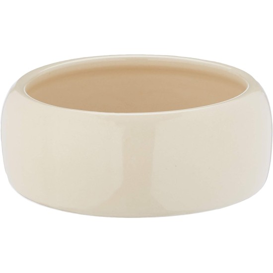 Nobby Carrot Ceramic Feeding Trough, Beige/Orange, 500 ml, Pack of 1 Nobby Carrot Ceramic Feeding Trough, Beige/Orange, 500 ml, Pack of 1