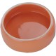 Nobby Carrot Ceramic Feeding Trough, Beige/Orange, 500 ml, Pack of 1