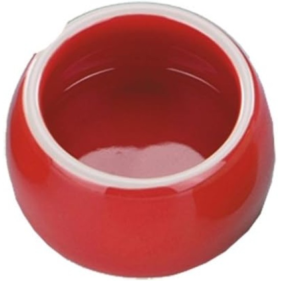 Nobby Carrot Ceramic Feeding Trough, Beige/Orange, 500 ml, Pack of 1 Nobby Carrot Ceramic Feeding Trough, Beige/Orange, 500 ml, Pack of 1