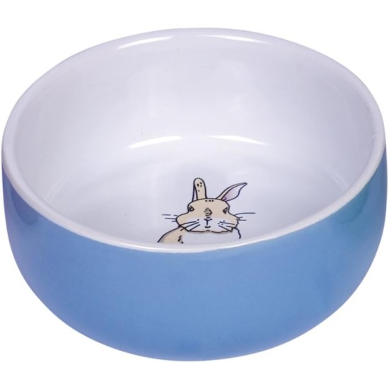 Nobby Rabbit 73767 Ceramic Dog Bowl – Blue/White Nobby Rabbit 73767 Ceramic Dog Bowl – Blue/White