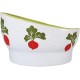 Nobby Rodent Ceramic Bowl Radish, Diameter 11.0 x 7.0 cm, 0.18 L, Pack of 1
