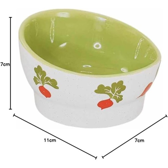Nobby Rodent Ceramic Bowl Radish, Diameter 11.0 x 7.0 cm, 0.18 L, Pack of 1 Nobby Rodent Ceramic Bowl Radish, Diameter 11.0 x 7.0 cm, 0.18 L, Pack of 1