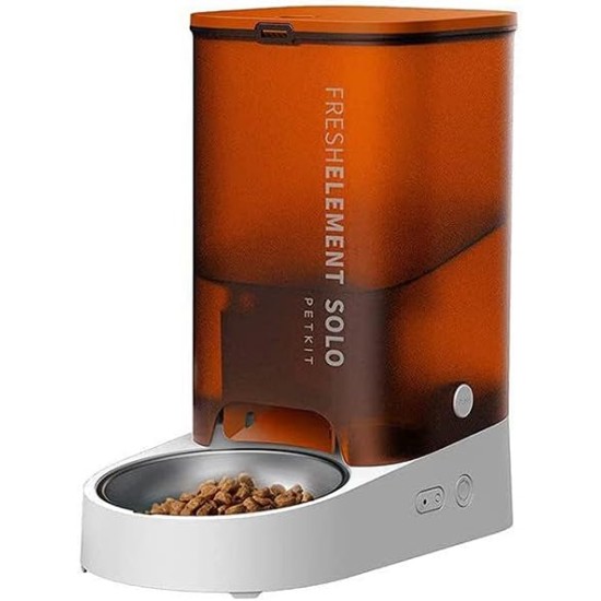 PETKIT Smart Solo Automatic Feeder 3 Litre Orange PETKIT Smart Solo Automatic Feeder 3 Litre Orange