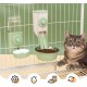Pack of 2 Automatic Pet Food and Water Dispenser, Hanging Water Bottle, Feeder for Small Pets, Easy to Use (Green) Pack of 2 Automatic Pet Food and Water Dispenser, Hanging Water Bottle, Feeder for Small Pets, Easy to Use (Green)