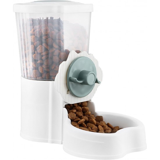 QWORK® 1 L Automatic Pet Feeder, 12 cm Outlet, Suitable for Small Animal Cages, Rabbit Hutch, Cat, Puppy, Guinea Pigs, Chinchilla, Bird QWORK® 1 L Automatic Pet Feeder, 12 cm Outlet, Suitable for Small Animal Cages, Rabbit Hutch, Cat, Puppy, Guinea Pigs, Chinchilla, Bird