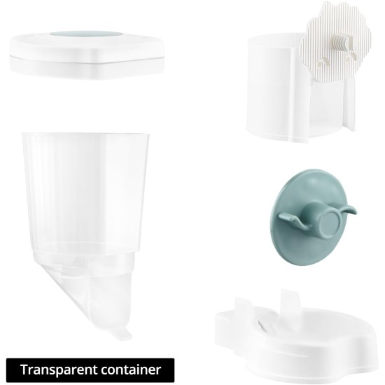 QWORK® 1 L Automatic Pet Feeder, 12 cm Outlet, Suitable for Small Animal Cages, Rabbit Hutch, Cat, Puppy, Guinea Pigs, Chinchilla, Bird QWORK® 1 L Automatic Pet Feeder, 12 cm Outlet, Suitable for Small Animal Cages, Rabbit Hutch, Cat, Puppy, Guinea Pigs, Chinchilla, Bird