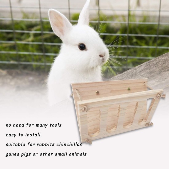 Rabbit Hay Feeder Wooden Hay Nativity Foldable Rabbit Hay Feeder Grass Food Shelf Fixed Hay Rack Hay Dispenser for Guinea Pigs Pet Grass Holder Cage Accessories for Hamster Chinchilla Small Animals Rabbit Hay Feeder Wooden Hay Nativity Foldable Rabbit Hay Feeder Grass Food Shelf Fixed Hay Rack Hay Dispenser for Guinea Pigs Pet Grass Holder Cage Accessories for Hamster Chinchilla Small Animals
