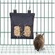 Rabbit Hay Feeder for Guinea Pigs, Hanging Hay Feeder for Rabbits, Guinea Pigs, Black Rabbit Hay Feeder for Guinea Pigs, Hanging Hay Feeder for Rabbits, Guinea Pigs, Black