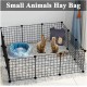 Rabbit Hay Feeder for Guinea Pigs, Hanging Hay Feeder for Rabbits, Guinea Pigs, Black Rabbit Hay Feeder for Guinea Pigs, Hanging Hay Feeder for Rabbits, Guinea Pigs, Black