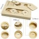 Sarini Wooden Feeder for Hamsters, Food Box for Home, Chinchilla, Funny Feeder, Snack Dispenser, Suitable for Small Animals, Hamsters, Gerbils, Guinea Pigs, Chinchilla, Mouse Sarini Wooden Feeder for Hamsters, Food Box for Home, Chinchilla, Funny Feeder, Snack Dispenser, Suitable for Small Animals, Hamsters, Gerbils, Guinea Pigs, Chinchilla, Mouse
