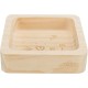 TRIXIE - Wooden Bowl 190 ml 11 x 11 cm for Rodents TRIXIE - Wooden Bowl 190 ml 11 x 11 cm for Rodents