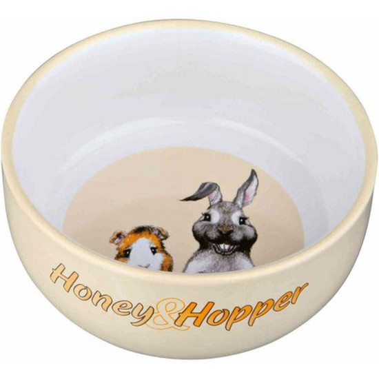 Trixie Honey and Hopper Ceramic Bowl, 11 cm Trixie Honey and Hopper Ceramic Bowl, 11 cm