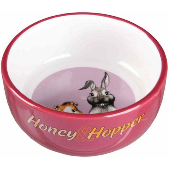Trixie Honey and Hopper Ceramic Bowl, 11 cm Trixie Honey and Hopper Ceramic Bowl, 11 cm