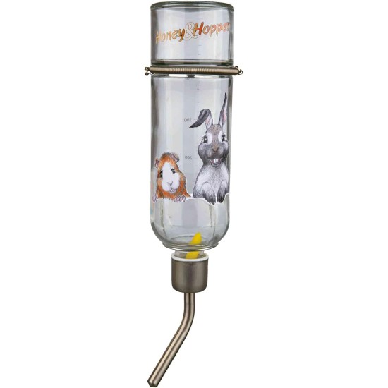 Trixie Honey and Hopper Glass Water Bottle, l, clear Trixie Honey and Hopper Glass Water Bottle, l, clear