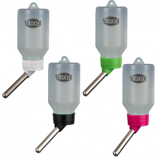 Trixie Small Animal Drinker Drinking Bottle 50 ml Assorted Colours Trixie Small Animal Drinker Drinking Bottle 50 ml Assorted Colours