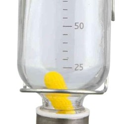 Trixie Small Animal Glass Water Bottle, 125 ml Trixie Small Animal Glass Water Bottle, 125 ml