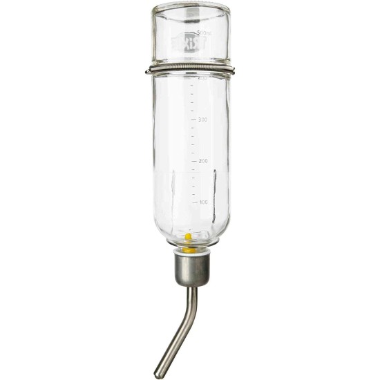 Trixie Small Animal Glass Water Bottle, 500 ml Trixie Small Animal Glass Water Bottle, 500 ml