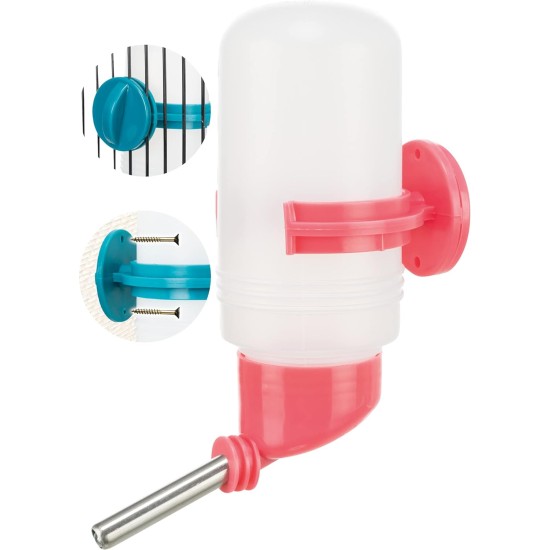 Trixie Water Bottle for Small Animals with Screw Attachment, 500 ml Trixie Water Bottle for Small Animals with Screw Attachment, 500 ml