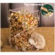 ZHYUAN Automatic Hamster Feeder, Automatic Pet Feeder, Small Pet Feeder for Hamsters, Guinea Pigs, Parrots, Mini Hedgehogs ZHYUAN Automatic Hamster Feeder, Automatic Pet Feeder, Small Pet Feeder for Hamsters, Guinea Pigs, Parrots, Mini Hedgehogs