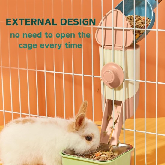septillar Hanging Pet Food Funnel for Cage, External Feeder Funnel for Small Animals for Solid Food, Rabbit, Guinea Pigs, Chinchilla, Ferret, Hedgehog Box (Blue) septillar Hanging Pet Food Funnel for Cage, External Feeder Funnel for Small Animals for Solid Food, Rabbit, Guinea Pigs, Chinchilla, Ferret, Hedgehog Box (Blue)