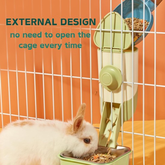 septillar Hanging Pet Food Funnel for Cage, External Feeder Funnel for Small Animals for Solid Food, Rabbit, Guinea Pigs, Chinchilla, Ferret, Hedgehog Box (Blue) septillar Hanging Pet Food Funnel for Cage, External Feeder Funnel for Small Animals for Solid Food, Rabbit, Guinea Pigs, Chinchilla, Ferret, Hedgehog Box (Blue)